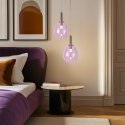 LAMPA WISZĄCA LUKKA 1 CHROMOWY RÓŻOWY