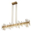 Lampa wisząca ARCHITETTO 130 cm - LED, złota dekoracyjna listwa