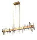Lampa wisząca ARCHITETTO 130 cm - LED, złota dekoracyjna listwa