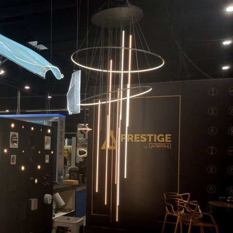 Lampa wisząca Linea No.1 PX13 4k czarna ściemnialna