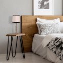 CARDINALE lampa sto³owa h-58 cm ciemny szary 1x40 E27 aba¿ur be¿owy