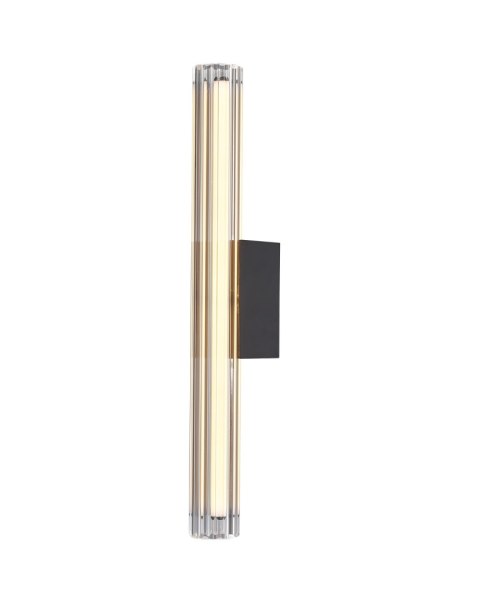 Lampa ścienna VERTI 50 cm - LED, kinkiet liniowy, transparentny