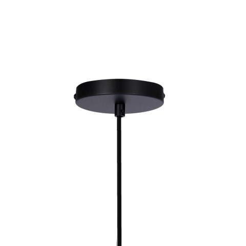 Lampa wisząca CORDEL elegancka - czarna z białymi kloszami kulkami - nowoczesne oświetlenie salonu 2x G9 LED