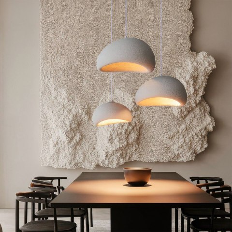 Light Prestige Lampa wisząca Nube 40cm biała