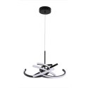 Light Prestige Lampa wisząca Spider 48 cm czarna LED CCT