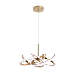 Light Prestige Lampa wisząca Spider 48 cm złota LED CCT