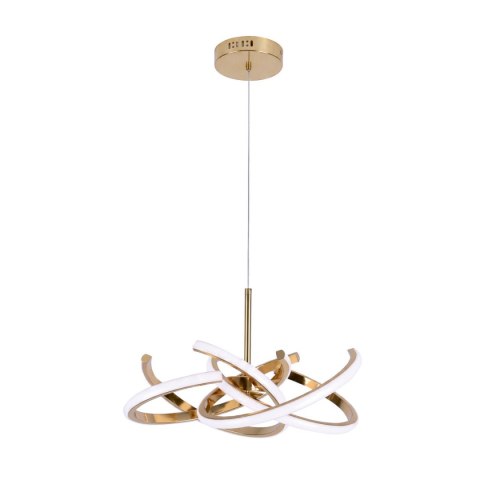 Light Prestige Lampa wisząca Spider 48 cm złota LED CCT