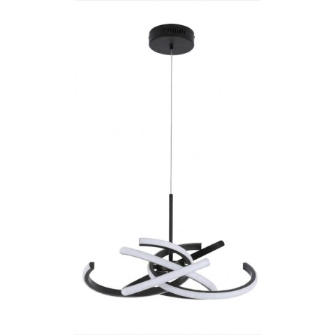 Light Prestige Lampa wisząca Spider 58 cm czarna LED CCT