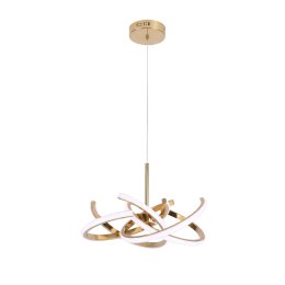 Light Prestige Lampa wisząca Spider 58 cm złota LED CCT