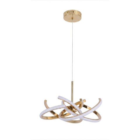 Light Prestige Lampa wisząca Spider 58 cm złota LED CCT