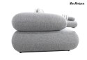 MaMaison sofa narożna ogrodowa ALEXANDER 4 szara (poduszki i pokrowiec w zestawie)