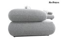 MaMaison sofa narożna ogrodowa ALEXANDER szara (poduszki i pokrowiec w zestawie)