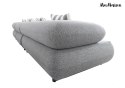 MaMaison sofa narożna ogrodowa ALEXANDER szara (poduszki i pokrowiec w zestawie)