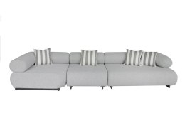 MaMaison sofa ogrodowa ALEXANDER szara (poduszki i pokrowiec w zestawie)