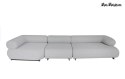 MaMaison sofa ogrodowa ALEXANDER szara (poduszki i pokrowiec w zestawie)