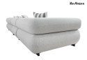 MaMaison sofa ogrodowa ALEXANDER szara (poduszki i pokrowiec w zestawie)