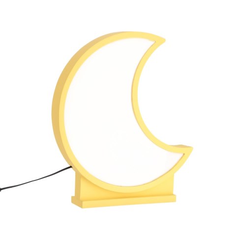 Moon lampa stołowa 12w led 3000k iq kids złoty