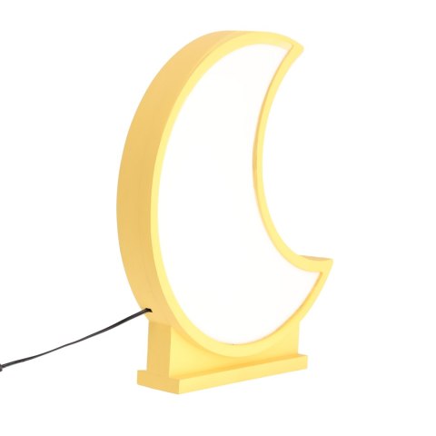 Moon lampa stołowa 12w led 3000k iq kids złoty