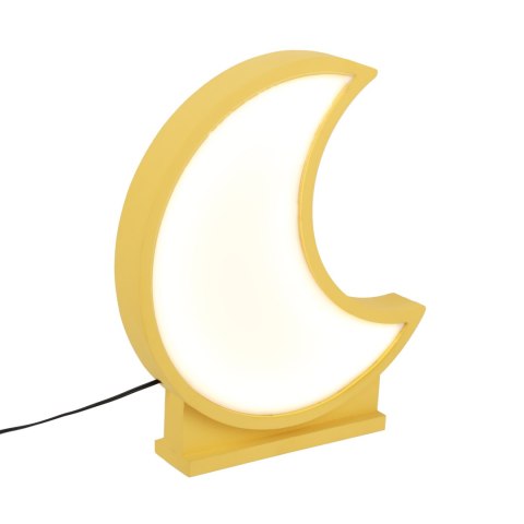 Moon lampa stołowa 12w led 3000k iq kids złoty
