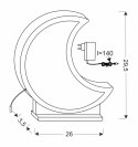 Moon lampa stołowa 12w led 3000k iq kids złoty