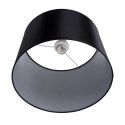 Prima gold lampa wisząca złoty satynowy 1x60w e27 abażur czarny