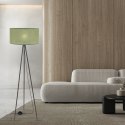 SHANTI lampa pod³ogowa czarny 1x40W E27 aba¿ur miêtowy