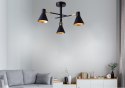 LESS LAMPA WISZĄCA 3X40W E14 CZARNY MATOWY