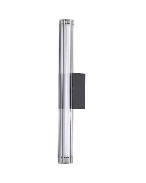 Lampa ścienna VERTI 40 cm - LED, transparentna tuba