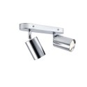 Light Prestige Zestaw reflektorów spot Belize chrom IP44 2xGU10