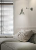 COPENHAGEN LAMPA KINKIET 1X40W E14 SATYNA