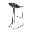 Hoker CARO BAR designerski czarny 75 cm