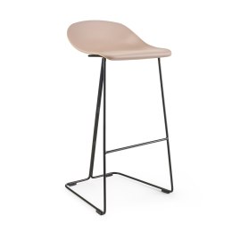 Hoker CARO BAR stołek barowy beżowy 75 cm