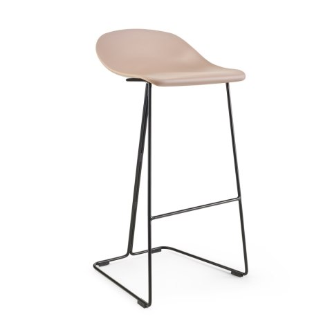 Hoker CARO BAR stołek barowy beżowy 75 cm