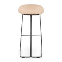Hoker CARO BAR stołek barowy beżowy 75 cm