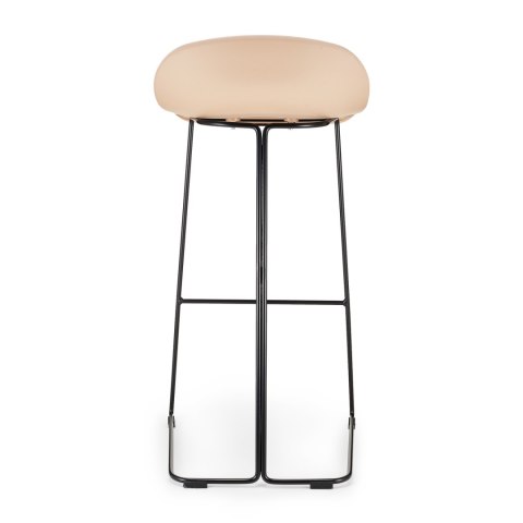 Hoker CARO BAR stołek barowy beżowy 75 cm