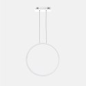Lampa wisząca Ledowe Okręgi No.1 X 60cm biała 4k ściemnialne