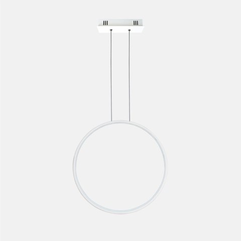 Lampa wisząca Ledowe Okręgi No.1 X 60cm biała 4k ściemnialne