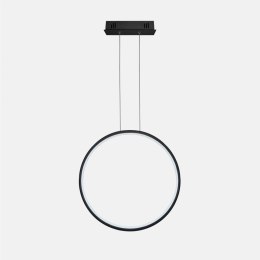 Lampa wisząca Ledowe Okręgi No.1 X 60cm czarny 4k ściemnialna DALI