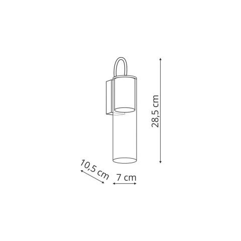 Light Prestige Kinkiet Manacor biały 1xGU10