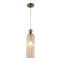 Light Prestige Lampa wisząca Piega 1 Bursztynowa 1xE14