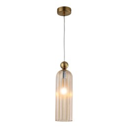 Light Prestige Lampa wisząca Piega 1 Bursztynowa 1xE14