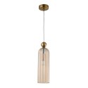 Light Prestige Lampa wisząca Piega 1 Bursztynowa 1xE14