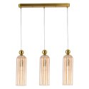 Light Prestige Lampa wisząca Piega 3 amber 3xE14