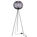 MELLOW lampa podłogowa czarny 1x40W E27 abażur mist 52 czarny kula
