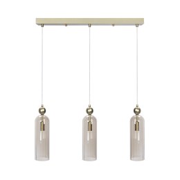 Lampa Dekoracyjna Wisząca AM202 3xE14 Złota REGINA