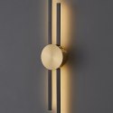 Lampa ścienna CENTRO 92 cm - LED, czarno mosiężny