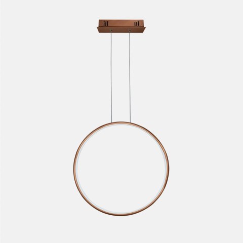 Lampa wisząca Ledowe Okręgi No.1 X 60cm 3k miedziana Dali