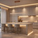 Lampa wisząca Linea No.1 150cm miedziana 4k