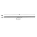 Light Prestige Kinkiet Aqua 92 cm czarny IP44 LED CCT