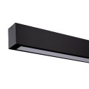 Light Prestige Lampa sufitowa Ibros 93 cm czarna 24W IP44 LED CCT